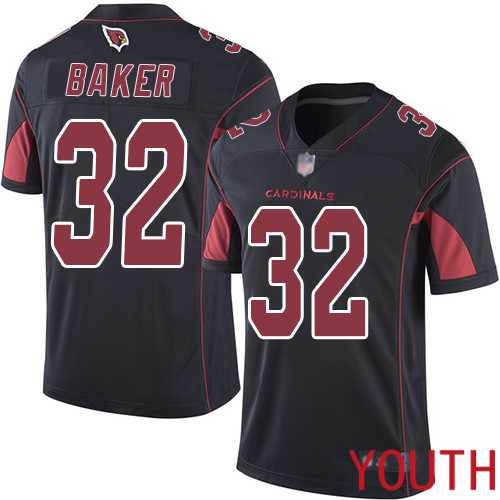 Arizona Cardinals Limited Black Youth Budda Baker Jersey NFL Football #32 Rush Vapor Untouchable->youth nfl jersey->Youth Jersey